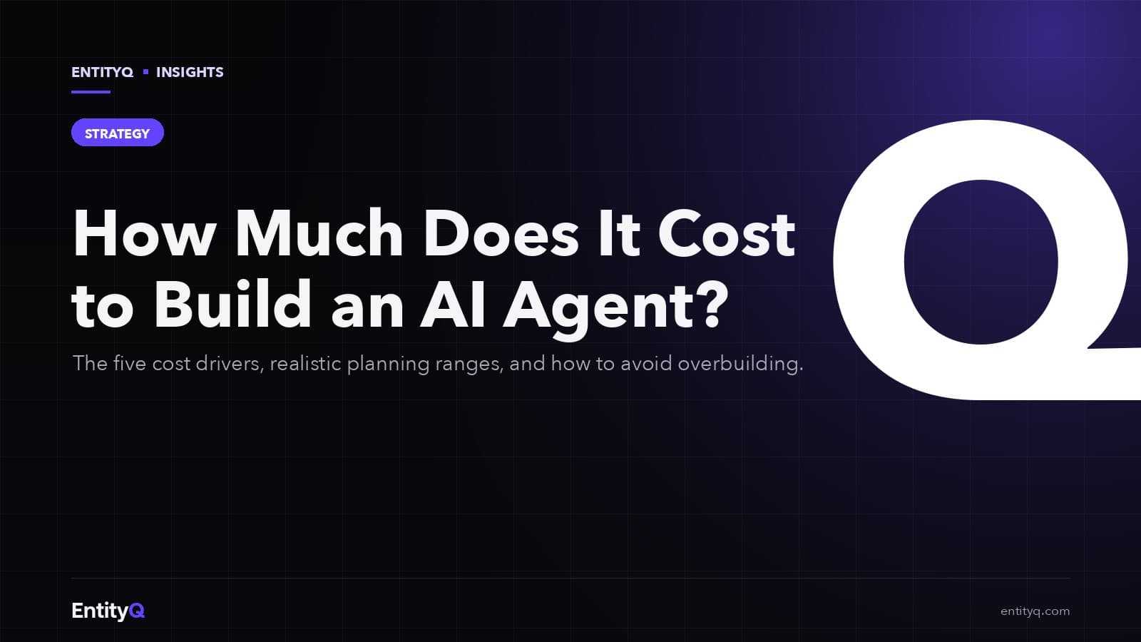 Illustration explaining the cost of building an AI agent for a business